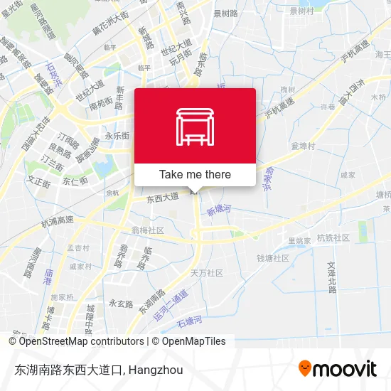 东湖南路东西大道口 map