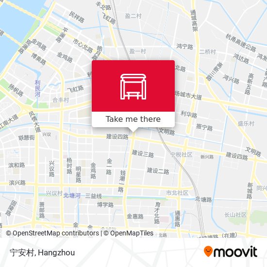 宁安村 map