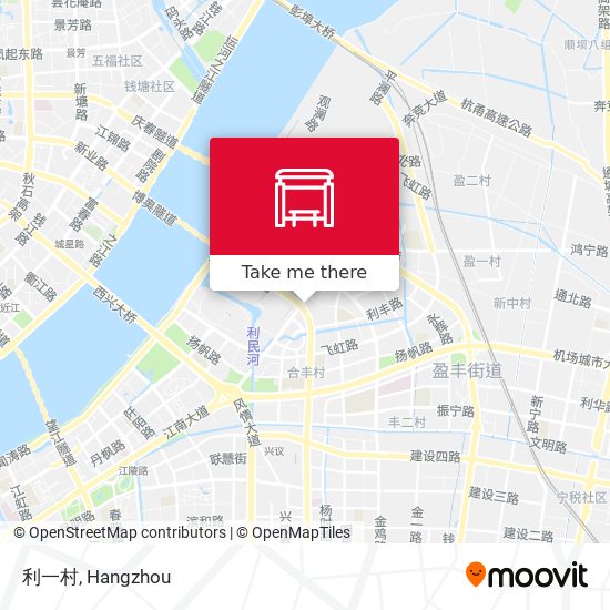 利一村 map