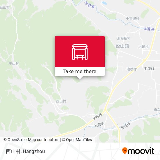 西山村 map