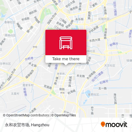 永和农贸市场 map