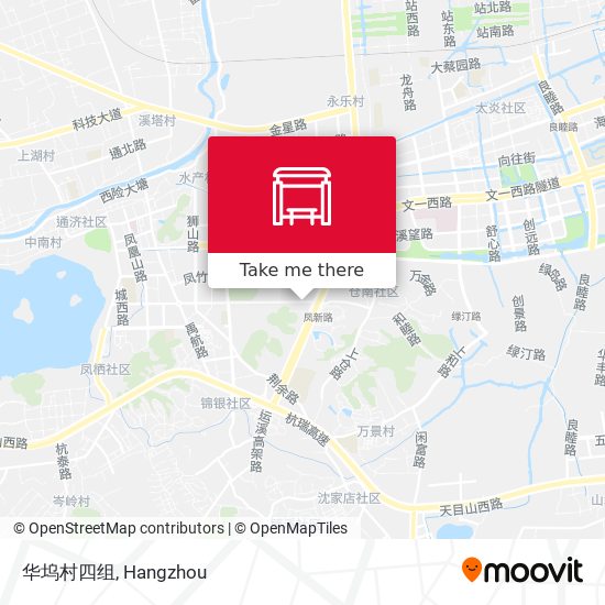 华坞村四组 map