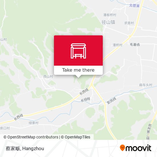 蔡家畈 map