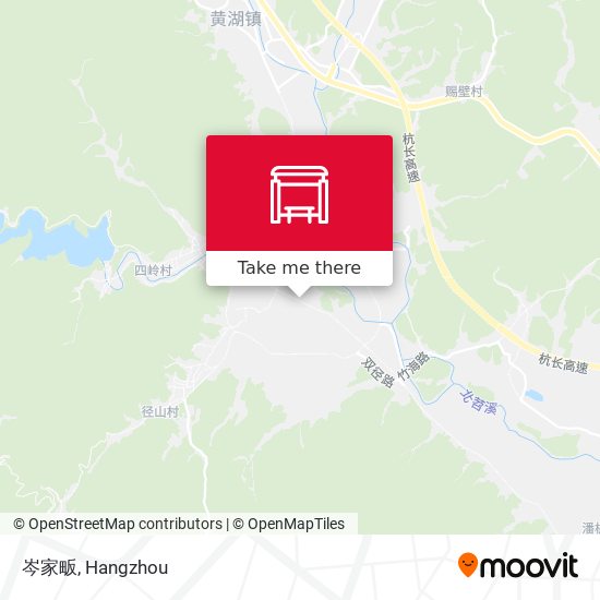 岑家畈 map