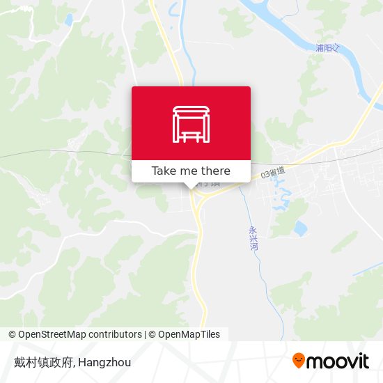 戴村镇政府 map