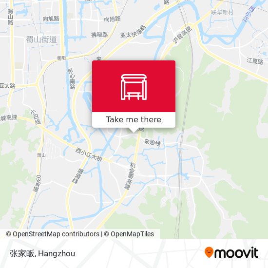 张家畈 map