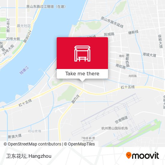 卫东花坛 map