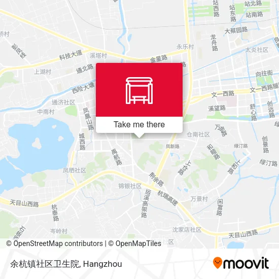 余杭镇社区卫生院 map