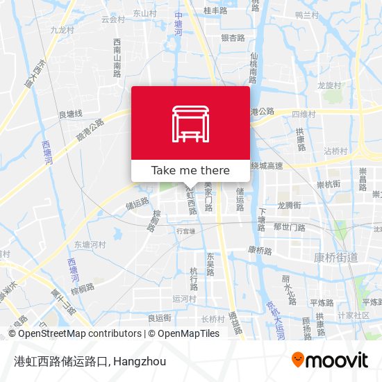港虹西路储运路口 map