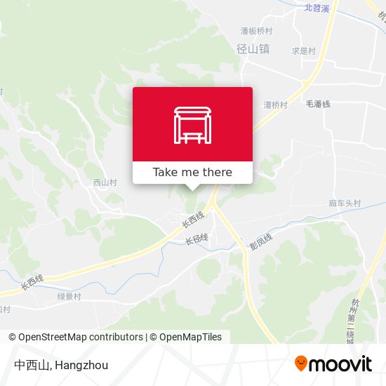 中西山 map