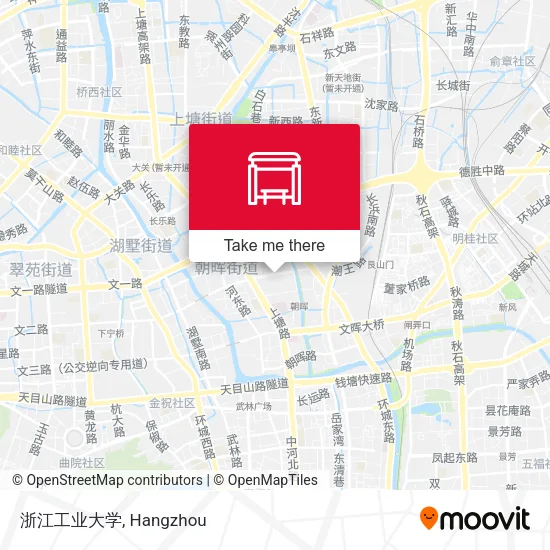浙江工业大学 map