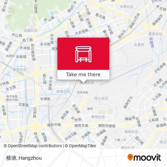 横塘 map