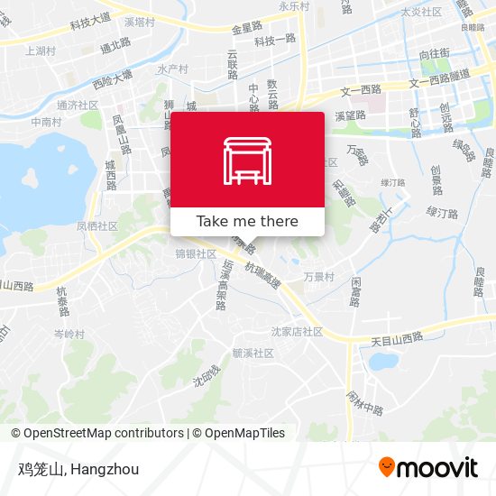 鸡笼山 map