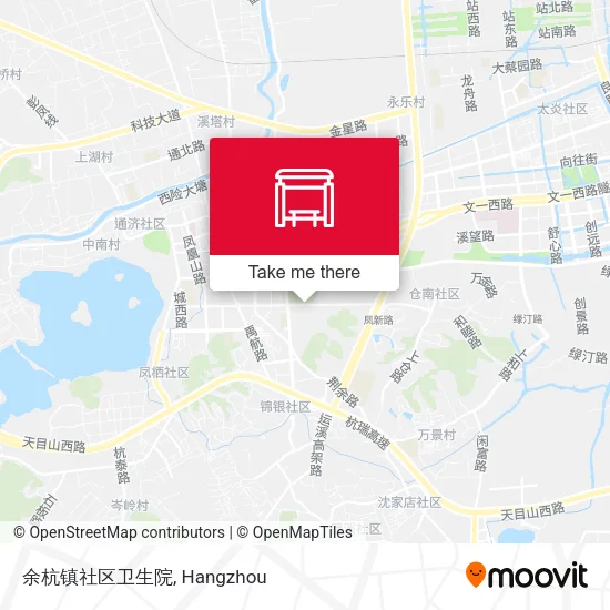 余杭镇社区卫生院 map