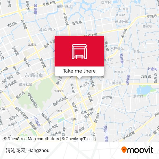 清沁花园 map