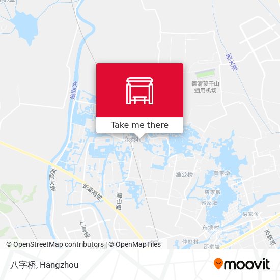 八字桥 map