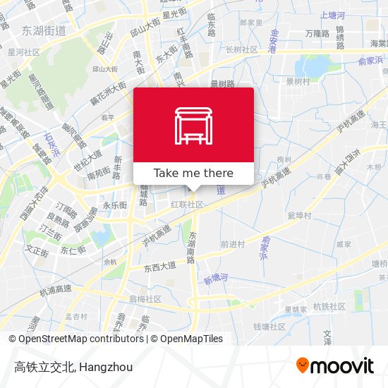 高铁立交北 map
