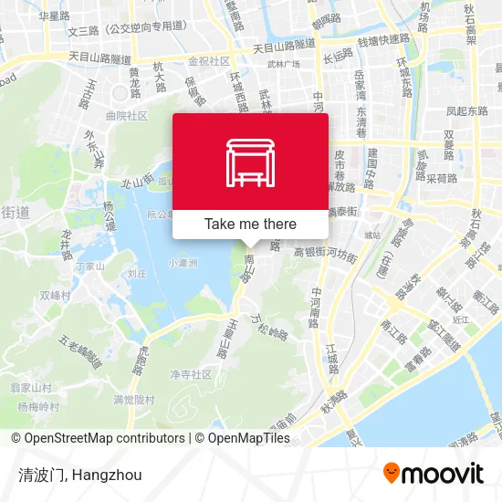 清波门 map