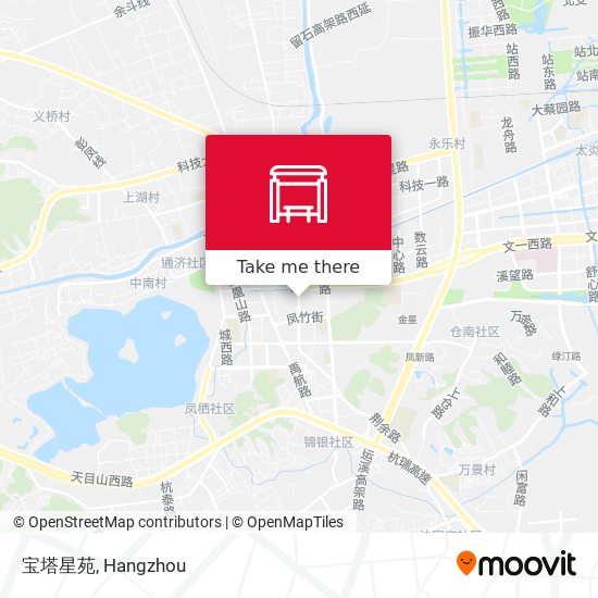 宝塔星苑 map