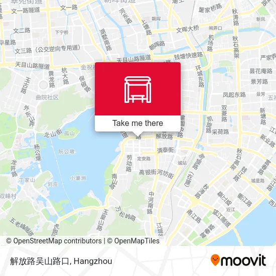 解放路吴山路口 map