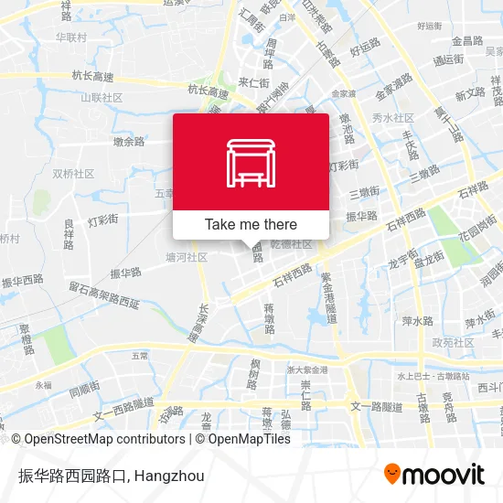 振华路西园路口 map