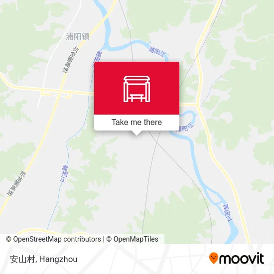 安山村 map