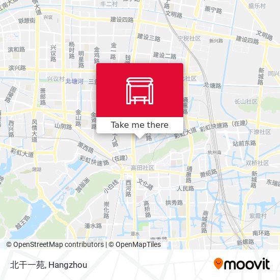 北干一苑 map