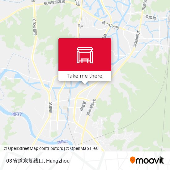 03省道东复线口 map