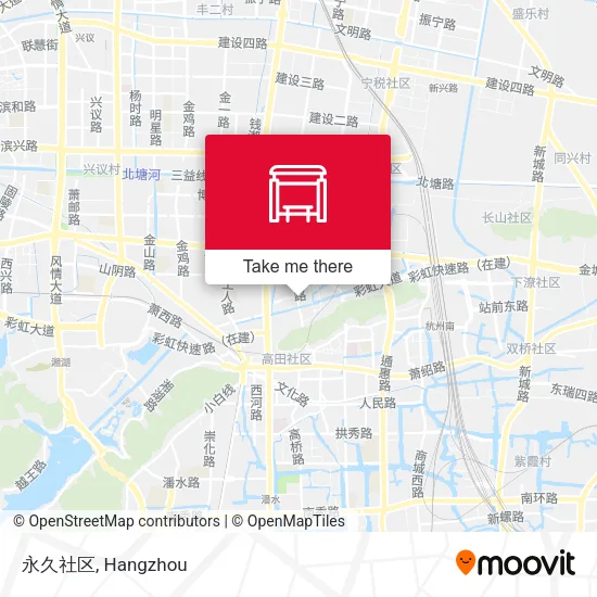 永久社区 map