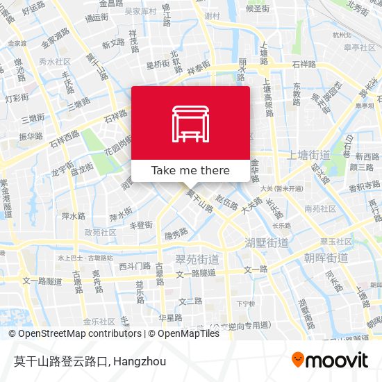 莫干山路登云路口 map