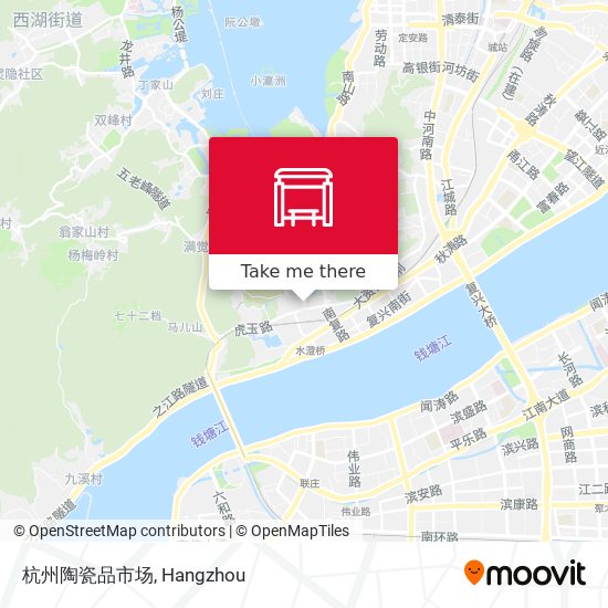杭州陶瓷品市场 map