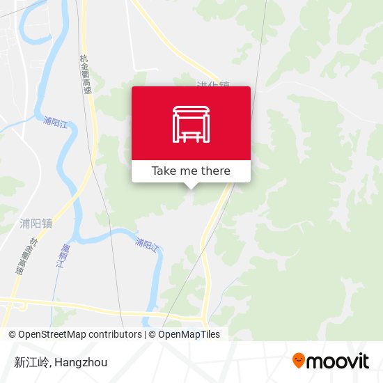 新江岭 map