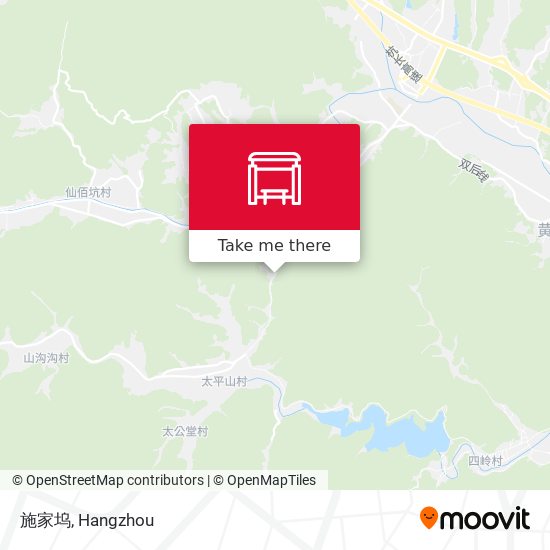 施家坞 map