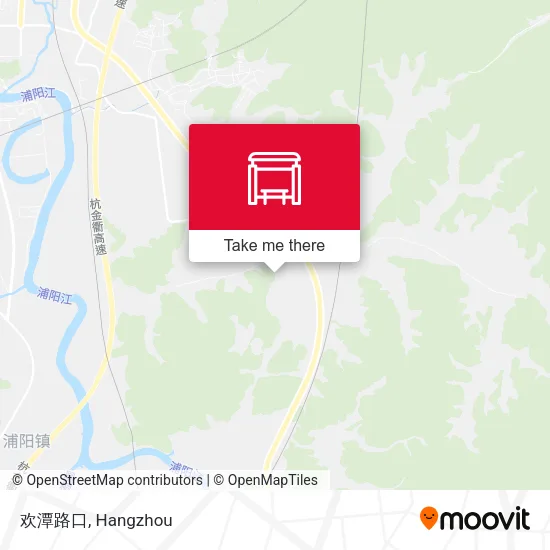 欢潭路口 map