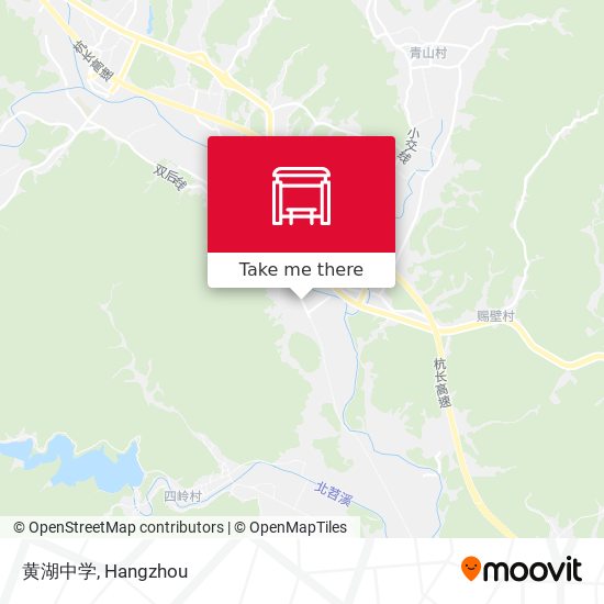黄湖中学 map