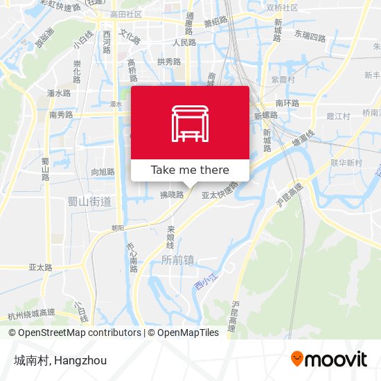城南村 map