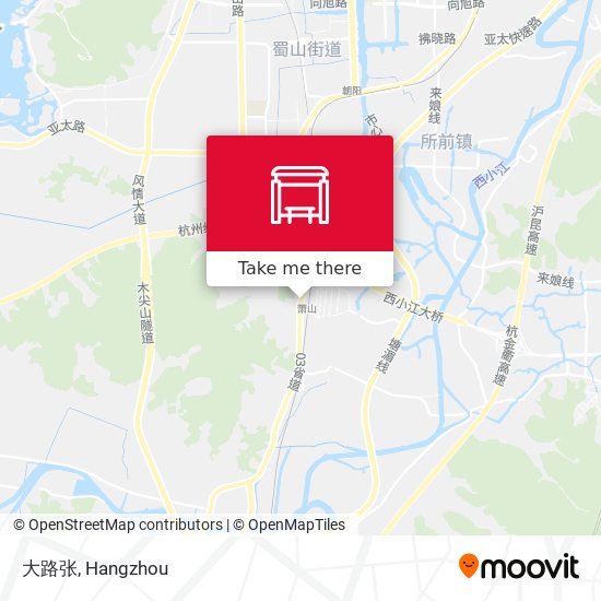 大路张 map