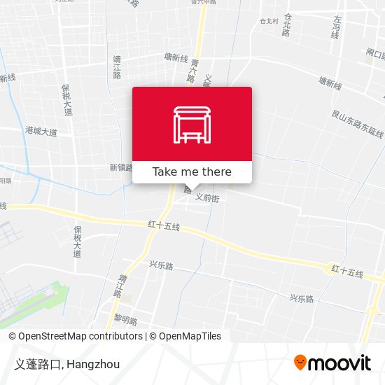 义蓬路口 map