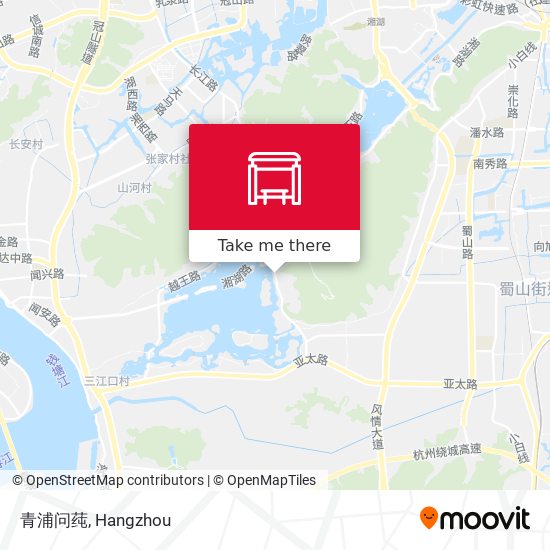 青浦问莼 map