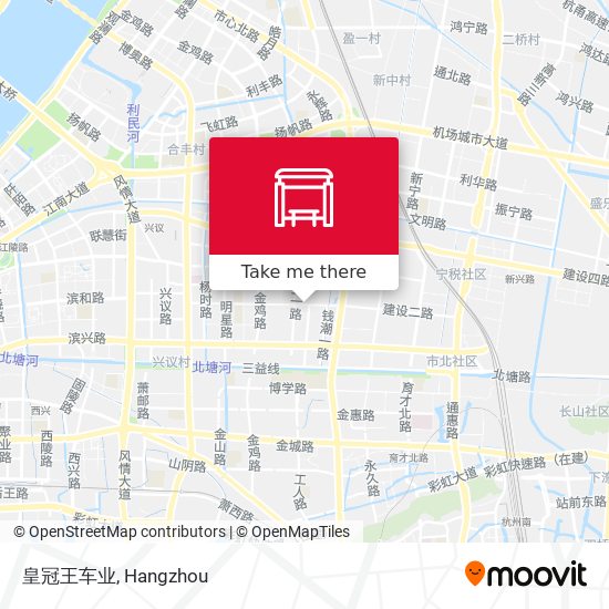 皇冠王车业 map