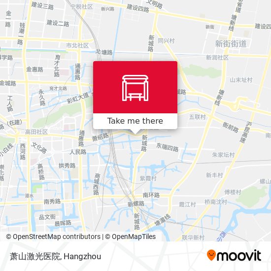 萧山激光医院 map