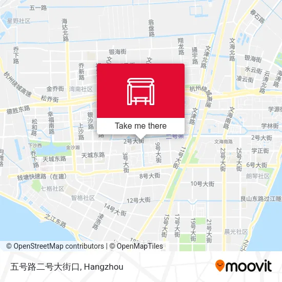 五号路二号大街口 map