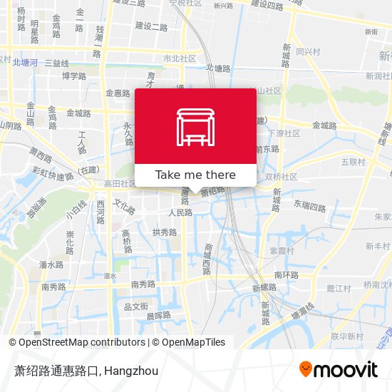 萧绍路通惠路口 map