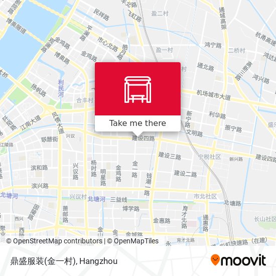 鼎盛服装(金一村) map