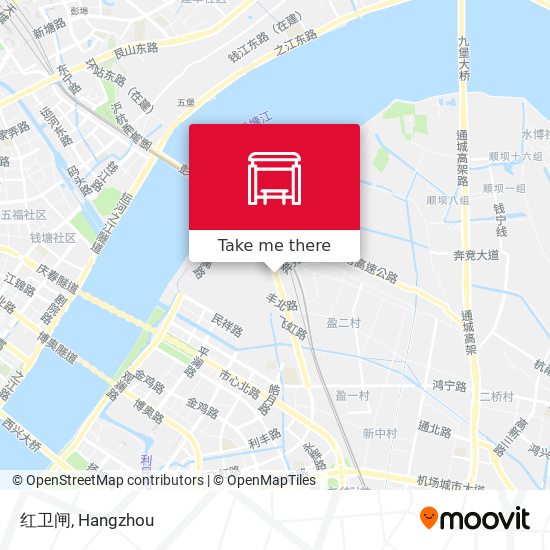 红卫闸 map