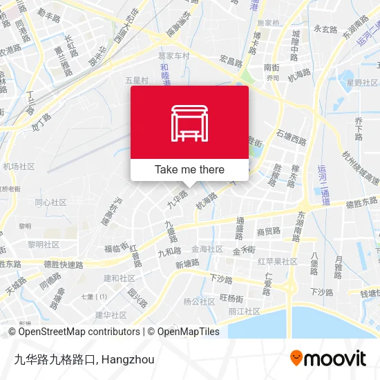 九华路九格路口 map