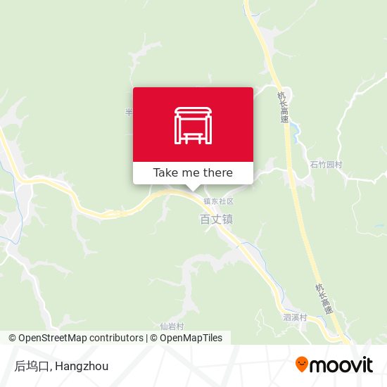 后坞口 map