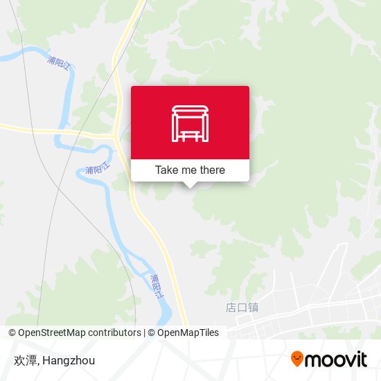 欢潭 map