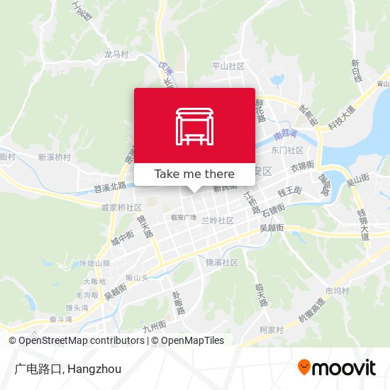广电路口 map