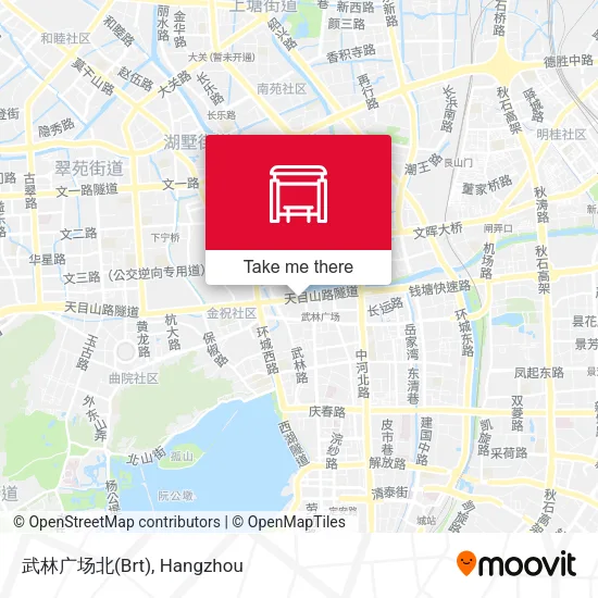 武林广场北(Brt) map